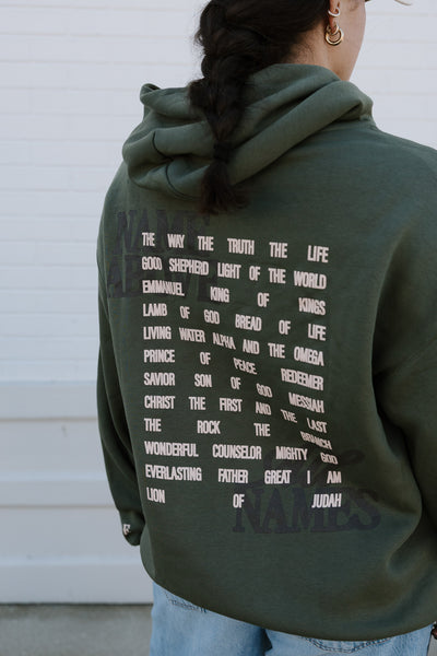 Names of Jesus - Adult Hoodie
